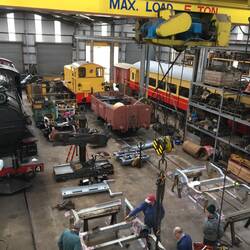 These guys just love playing with their train sets