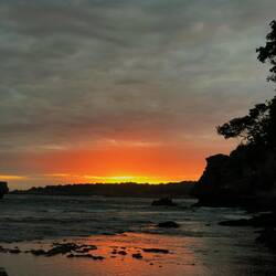 Sunset crystal bay