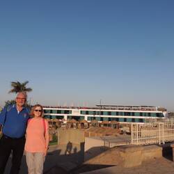 Our boat, the MS Amwaj
