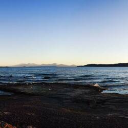 Sonnenuntergang gestern Abend am Lake Taupo