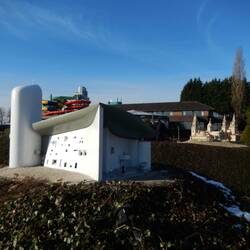 die Wallfahrtskirche Notre Dame du Haut in Ronchamp