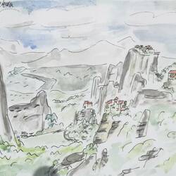 Vier Meteora-Klöster