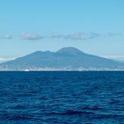 Vesuvius from Ischia ferry