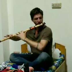 Evening flute - Part II (I can only attach one minute videos...)