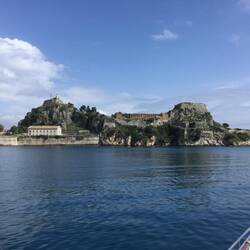 Corfu old fort looking north