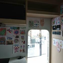 Kreativecke in unserem Wohnmobil