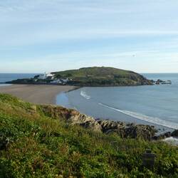 Burgh Island ... walk across to the Pilchard Inn at low tide, no hope at high tide
