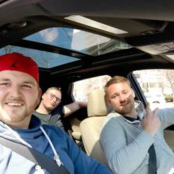 Unterwegs im Cadillac