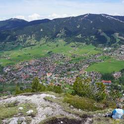 Blick auf Oberammergau