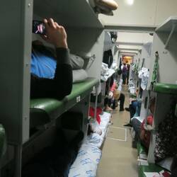 Im Nachtzug nach Georgien