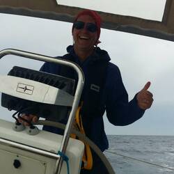 Strahlender Steuermann