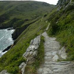 The view of the trail behind is as good as the view of the trail ahead