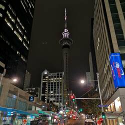 Sky Tower by Night