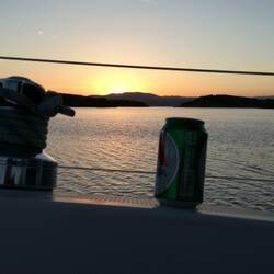 Rechtzeitig zum Sundowner