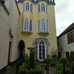 The appropriately named Gothic House