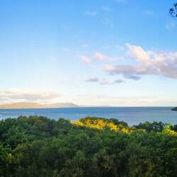 Aussicht aufs Meer vom Garten unseres momentanen zuhauses 😊