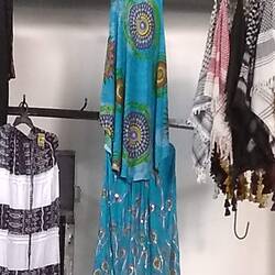 Peacock feather skirt