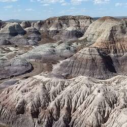 Beautiful Rock Colors In The "Painted Desert"