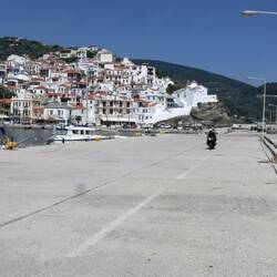 Die Wäsche kam per Roller