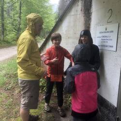 Wet walk near Kranjska Gora