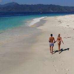 Strand von Gili Meno