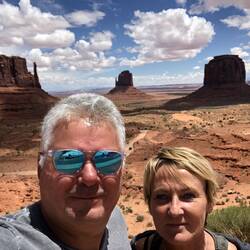 Another rubbish selfie at Monument Valley