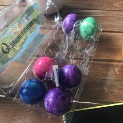 Easter eggs bought cooked and coloured