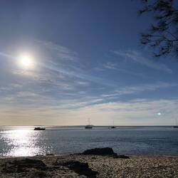 View to Middle Island; 1770