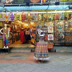 Das indische Viertel ist faszinierend.