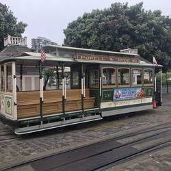 Famed San Francisco cable car