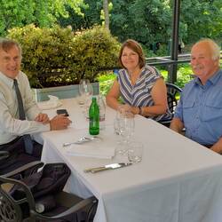 Our lunch with Boris.