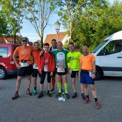 Erlebnislauf-Team vor dem Start