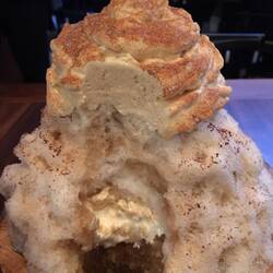 Horchata shaved ice