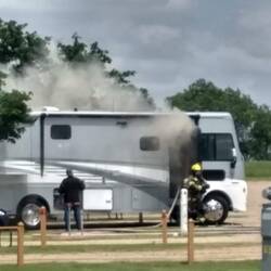 Campground Excitement On A Sunday Afternoon