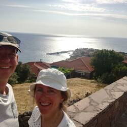 Weiter Blick vom Kastell