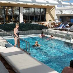 The central pool..we used it most days..often to ourselves.