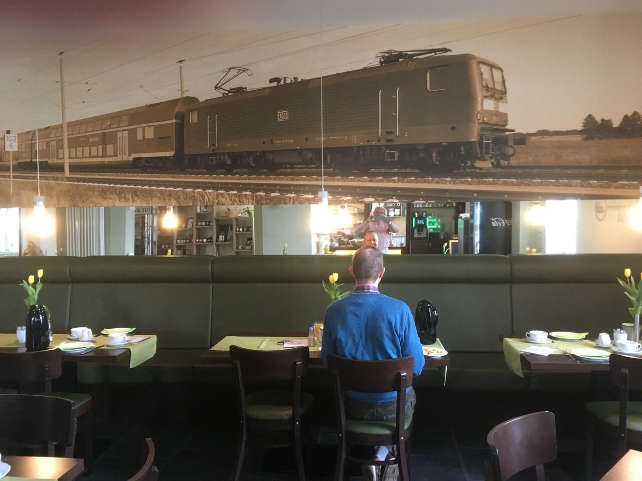 Bistro im Bahnhof