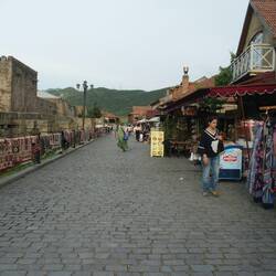 Marktstraße in Mzechta