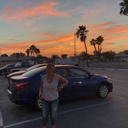 None of that thick cloud business here in El Centro