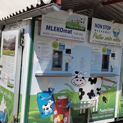 A milk-o-mat allows farmers to sell directly to consumers.
