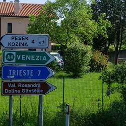 We actually drove in and out of Italy as the border is so close.