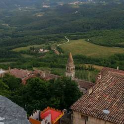 I love the little castle play structure below the real castle.