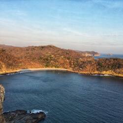 Der Blick vom Pie de Gigante auf die Redonda Bay