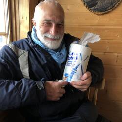 Marc et son meilleur ami du moment pour sécher !