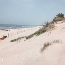 Strand beim Camp