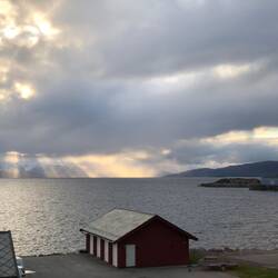 Soleil (pas près de se coucher) depuis l'hôtel