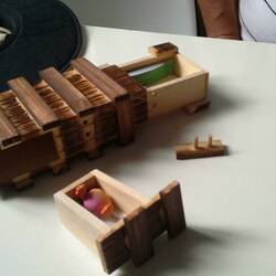 Puzzle cache that required solving to get to the log book