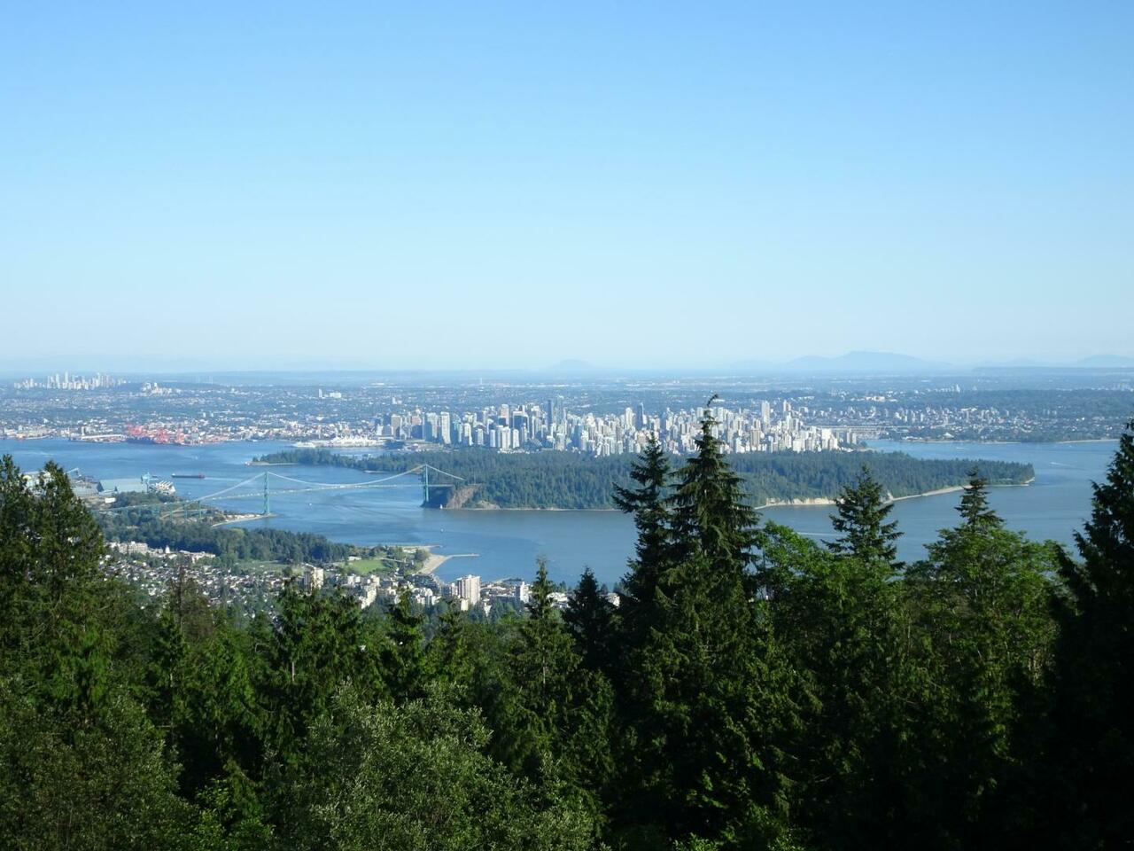 Sicht auf Vancouver von oben