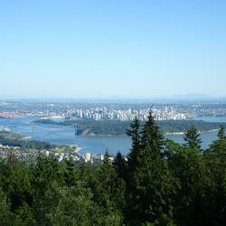 Sicht auf Vancouver von oben