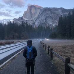 One last look at Half Dome before heading out